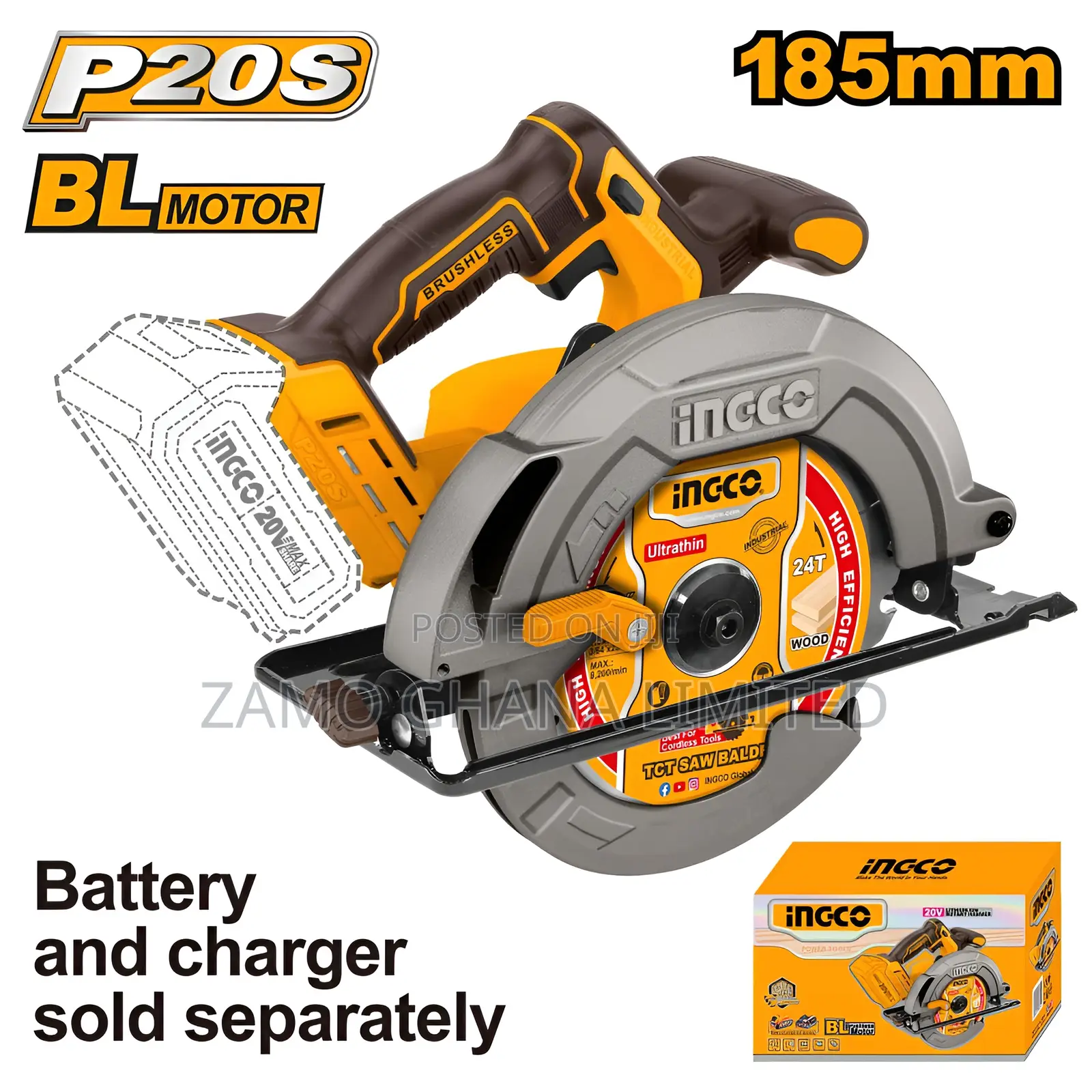 Lithium-Ion Circular Saw 20v 7" - Csli1851