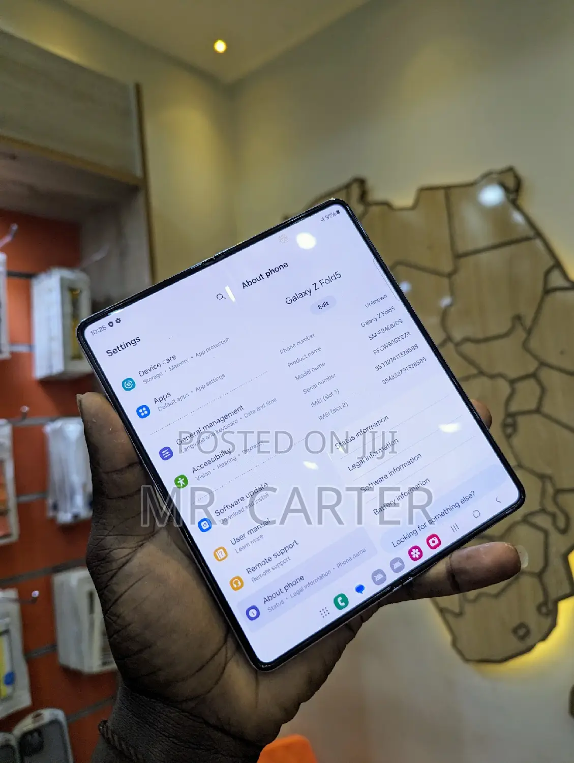 New Samsung Galaxy Z Fold 5 256 GB Blue