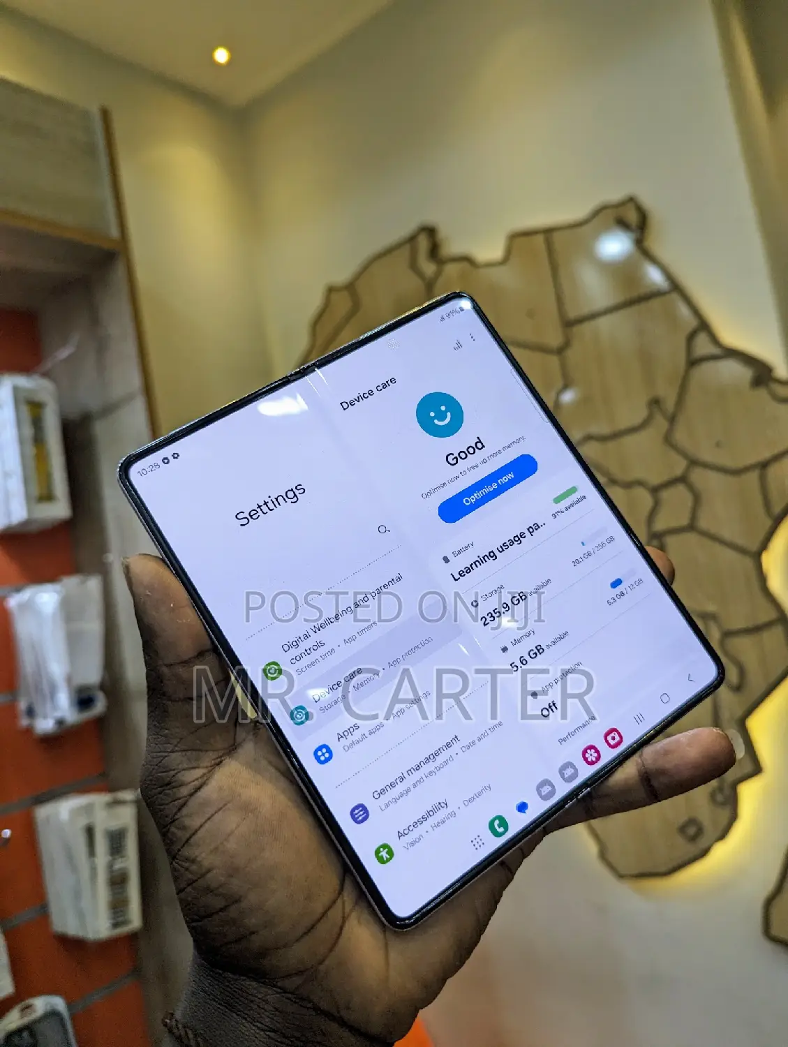 New Samsung Galaxy Z Fold 5 256 GB Blue