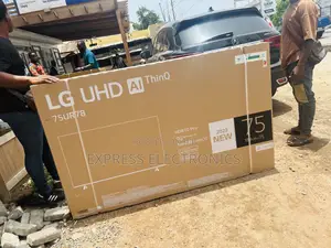 Real Smart Glossy Sleek 75”UR78 LG Tv 
