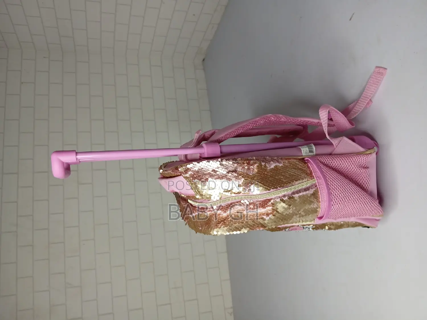 Pink Hello Kitty Trolley Bag for 1-3 Years