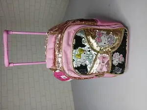 Pink Hello Kitty Trolley Bag for 1-3 Years