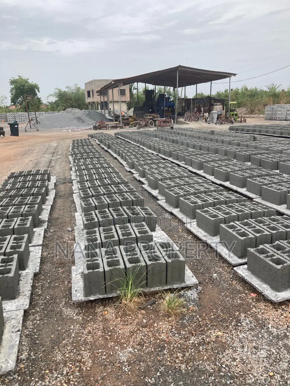 A Block Factory and 3plot of Land for Sale