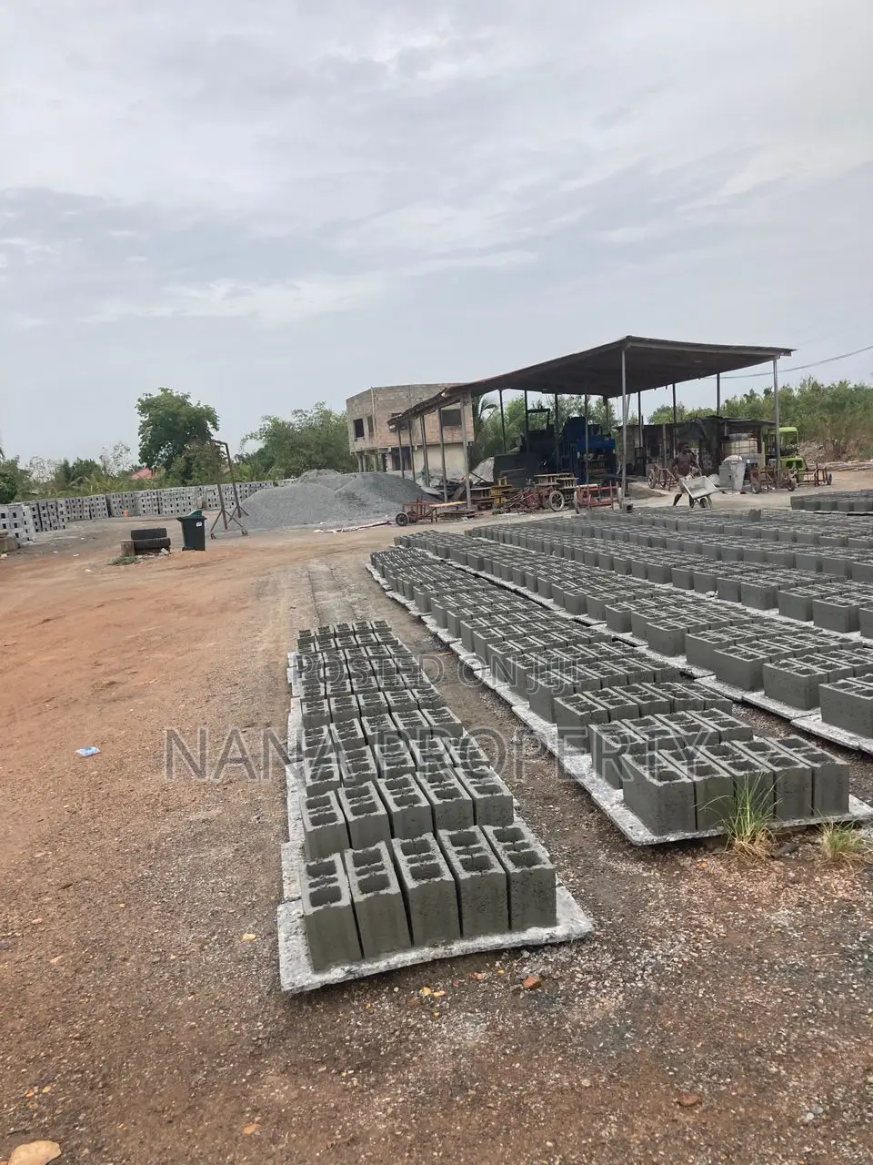 A Block Factory and 3plot of Land for Sale