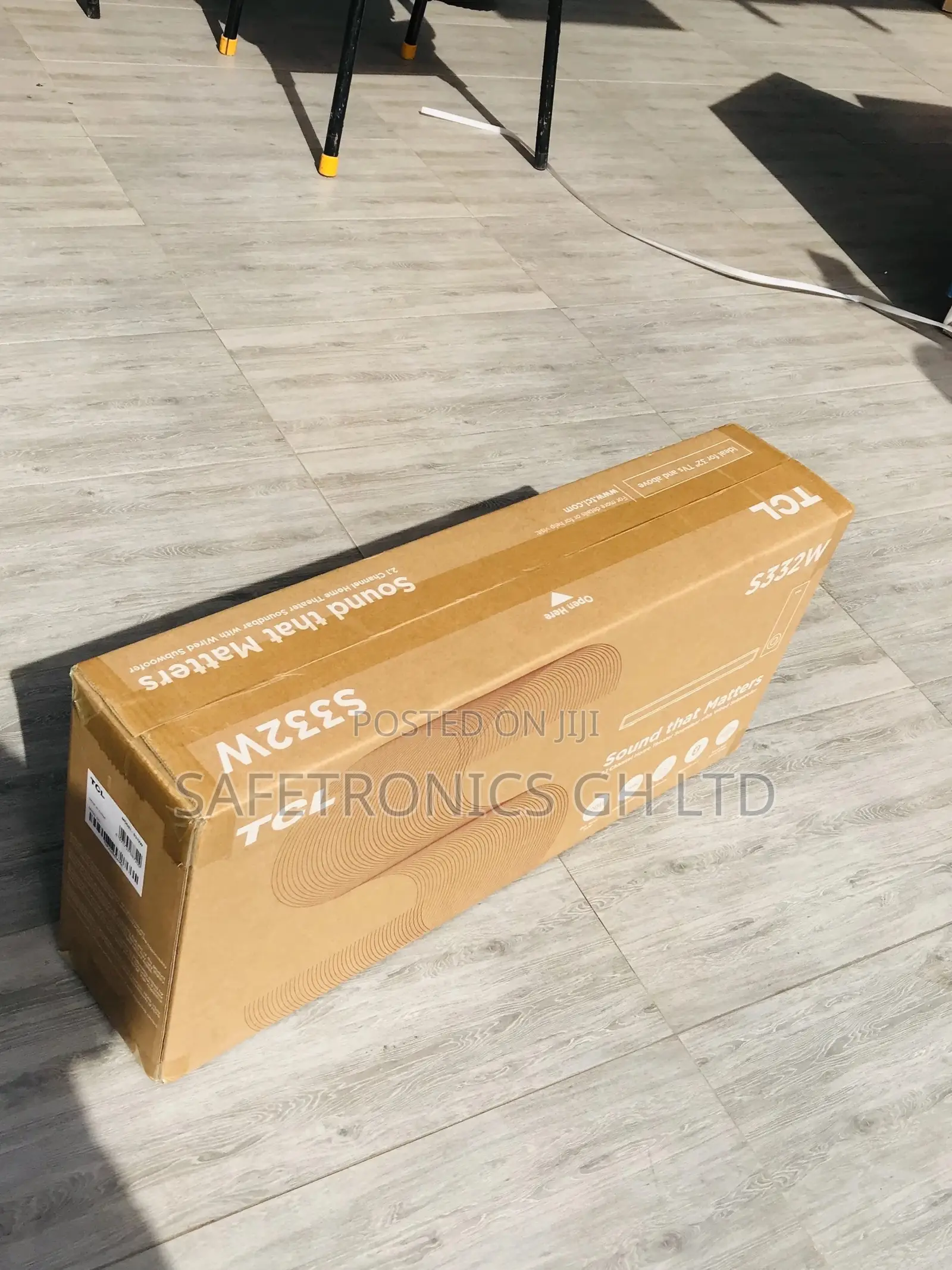 S322W Black Wireless Bluetooth Electric TCL Soundbar