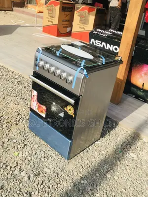 Volcano 50x60 Oven With Grill Gray 4 Gas Cooker