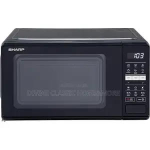 Sharp 17 Litre 700W Black Solo Digital Microwave