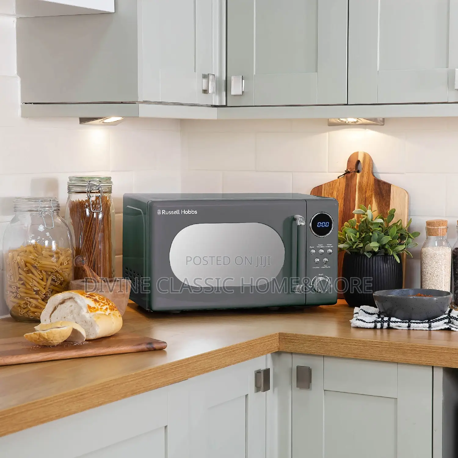 Russell Hobbs Rhm2044g Retro 20 Litre Grey Digital Microwave
