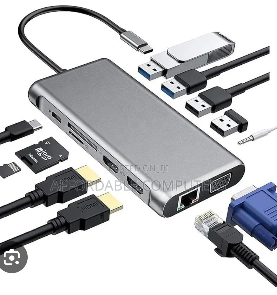 12 in 1 USB C HUB