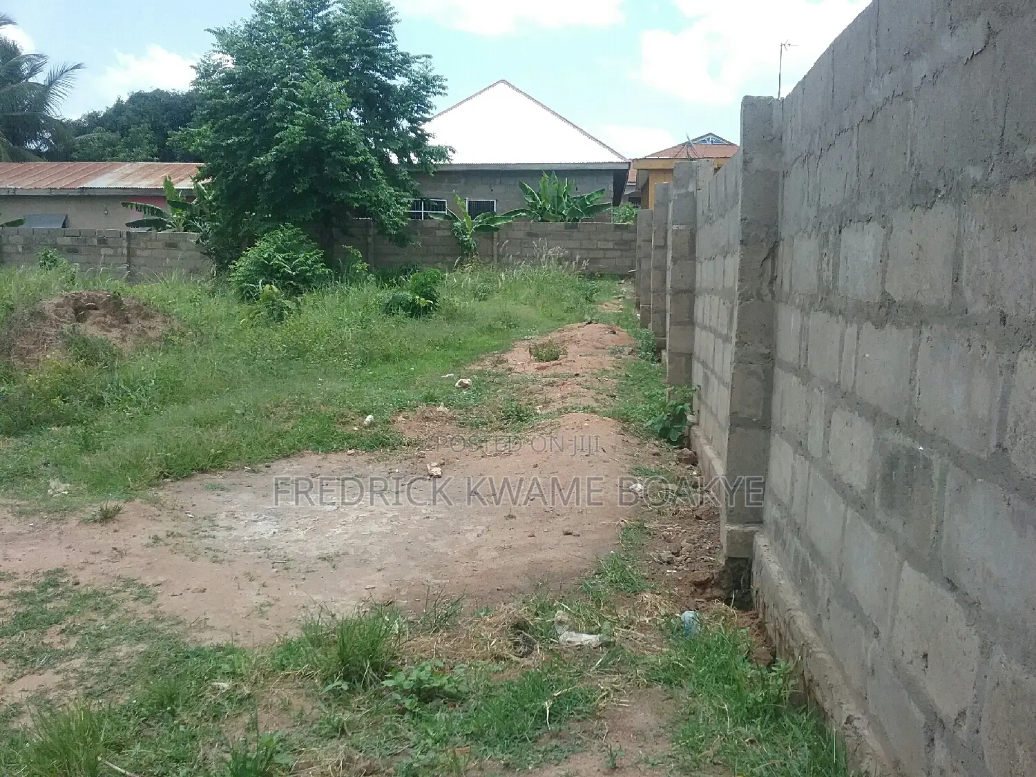 Plot of Land Fence and Gated for Sale at Agric Akyeremade