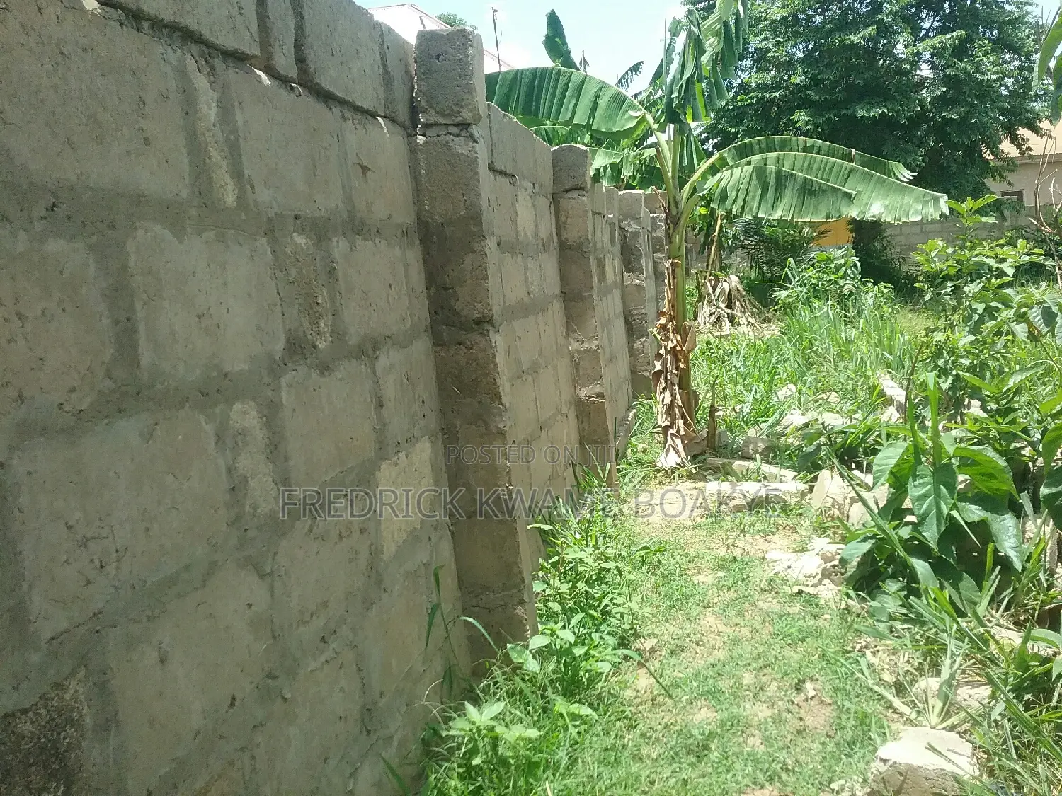 Plot of Land Fence and Gated for Sale at Agric Akyeremade