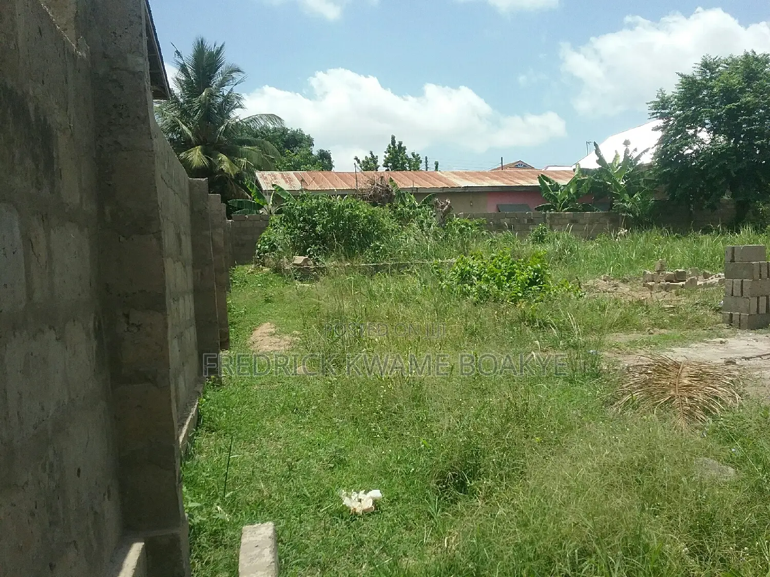 Plot of Land Fence and Gated for Sale at Agric Akyeremade