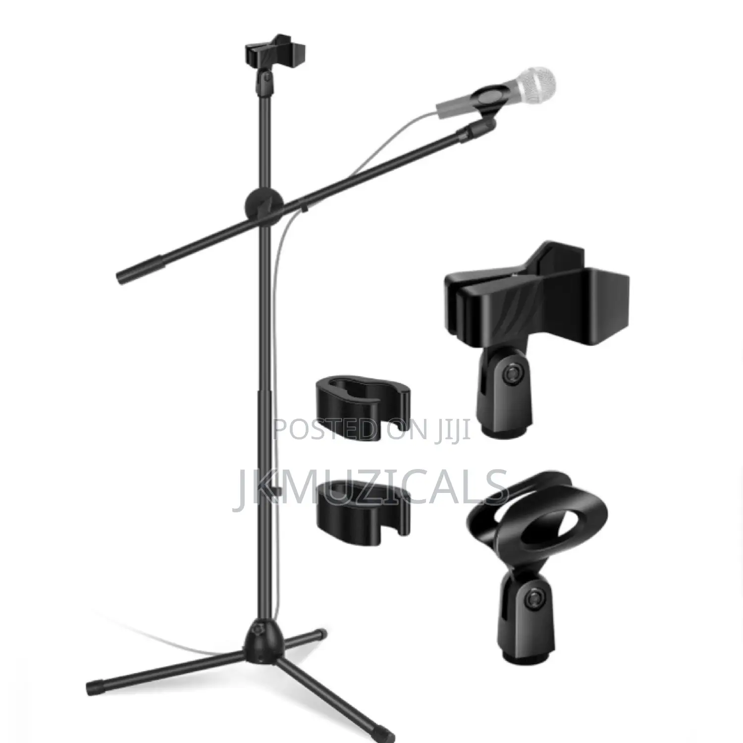Microphone Stand _ Tripod Mic Stand _ Boom Mic Holder