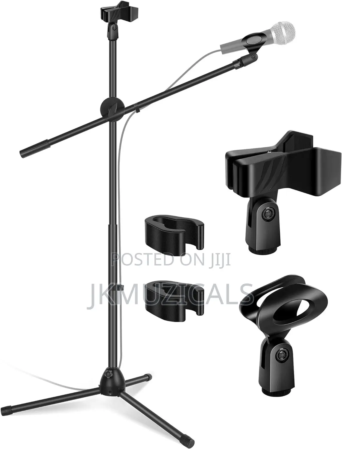 Microphone Stand _ Tripod Mic Stand _ Boom Mic Holder