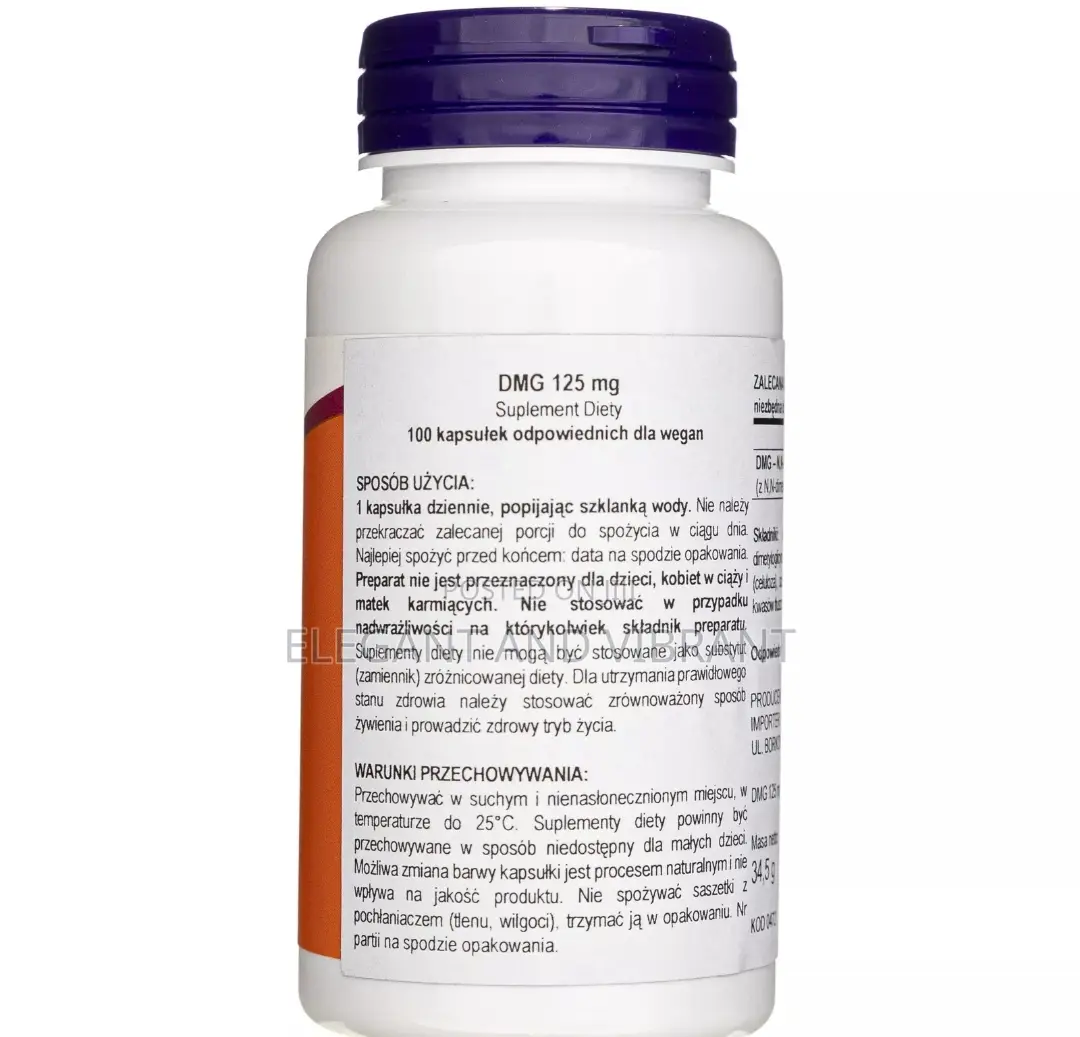 Dmg 125 Mg - 100 Capsules