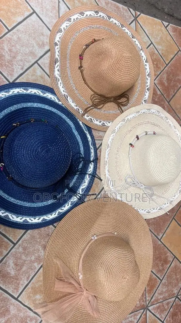 Ladies' Straw Hat or Beach Hat Available. Going for a Cool Price 
