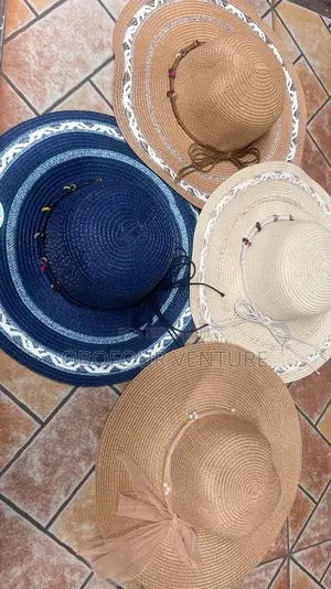 Ladies' Straw Hat or Beach Hat Available. Going for a Cool Price 