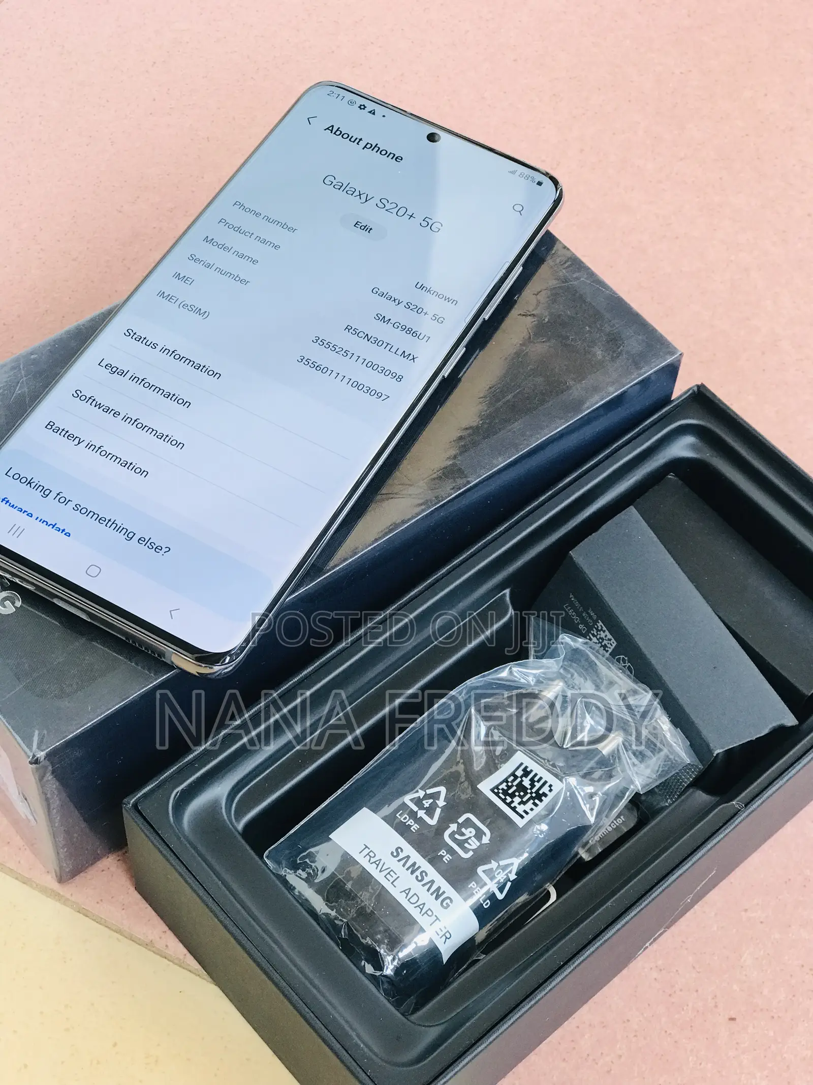 New Samsung Galaxy S20+ 5G 128 GB Gray