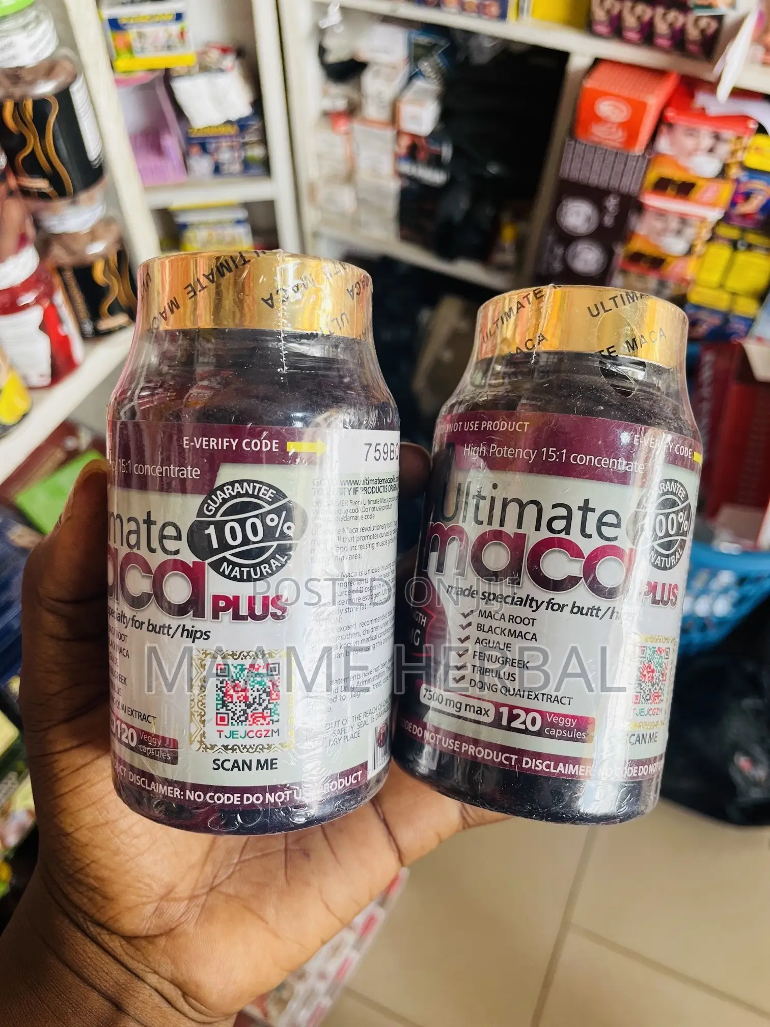Ultimate Maca Plus 120 Original With Code