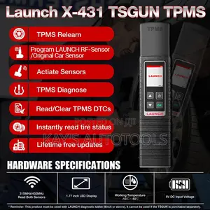 Launch X431 Ts-Gun Car TPMS Tire Pressure Sensor Programmer