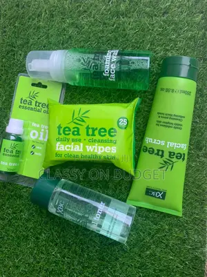 Tea Tree Facial Set- Wipe, Scrub, Oil, Tonner, Foaming Wash