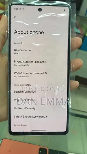 New Google Pixel 7 128 GB Black