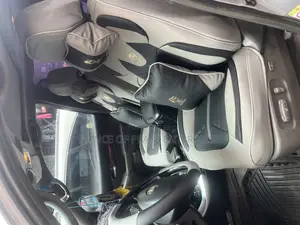 Complete Seat Covers Ash With Black Design Free Delivery