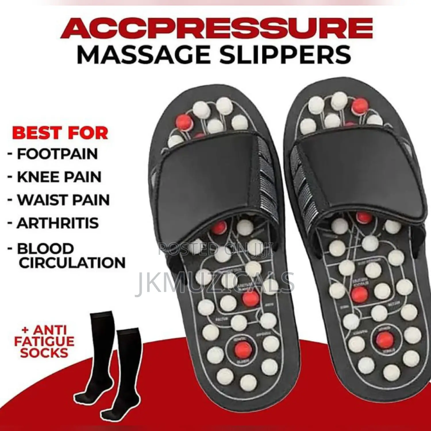 Foot _ Massage Slippers _ Acupuncture_ Reflexology_ Sandals