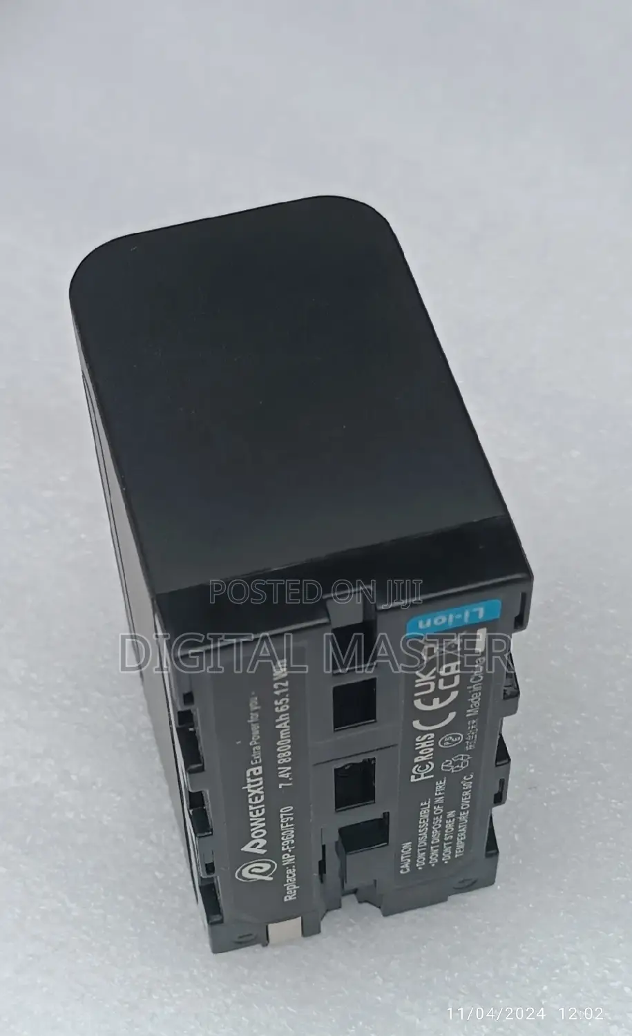 Powerextra NP-F970 Battery (7.4V 8800mah 65.12wh)