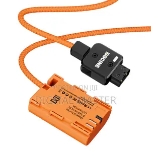 D-Tap to LPE6 Dummy Battery Cable(Braided Wire)
