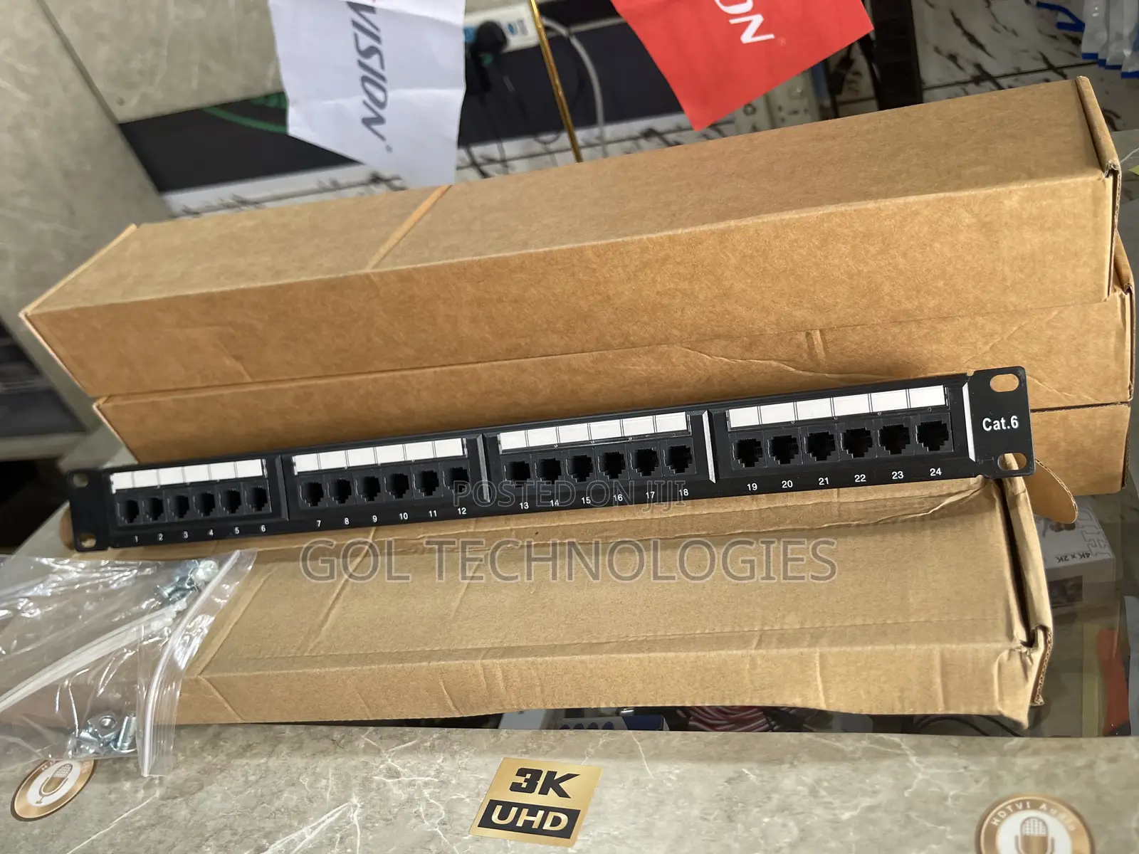 24port Cat6 Patch Panel