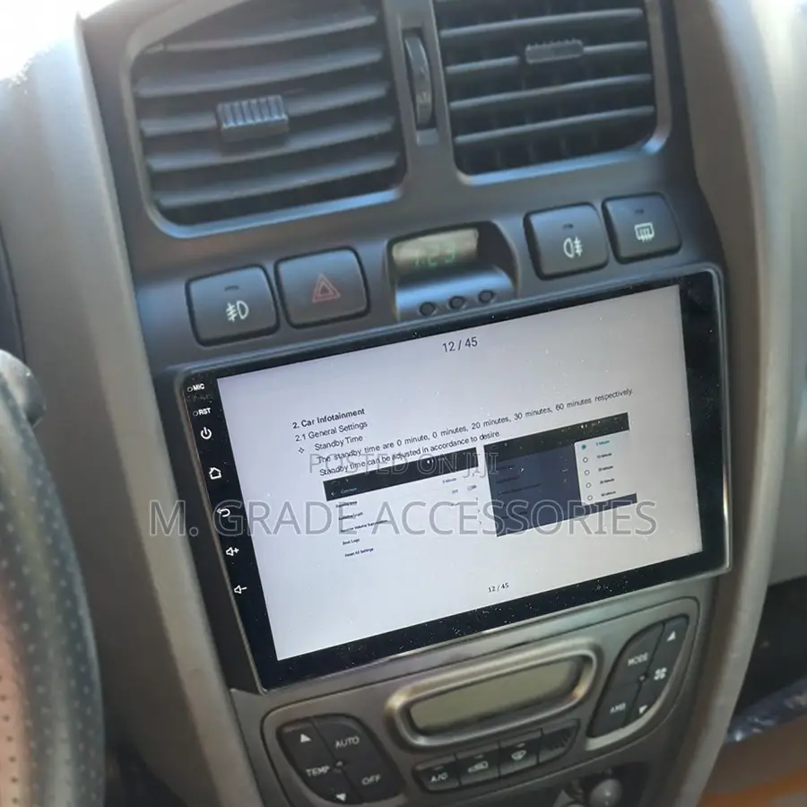 Santa Fe Android Radio Apple Carplay and Android Auto