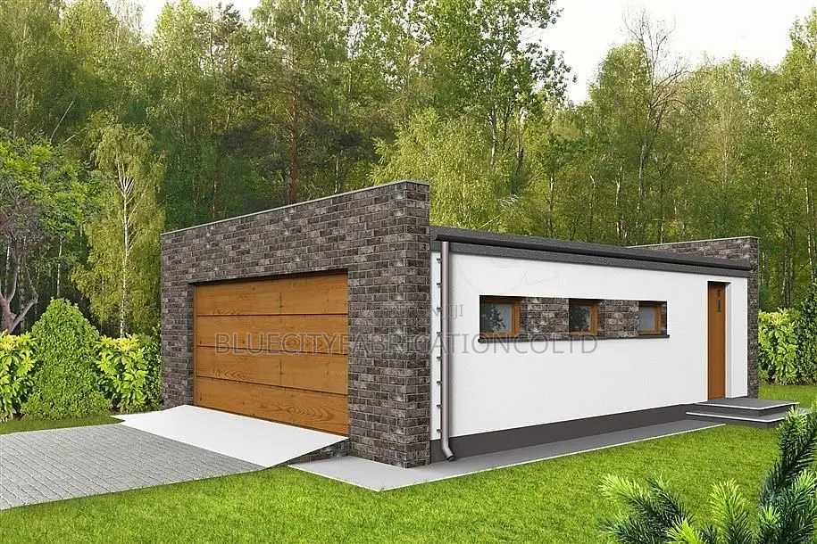 Wooden Color Remote Control Door System
