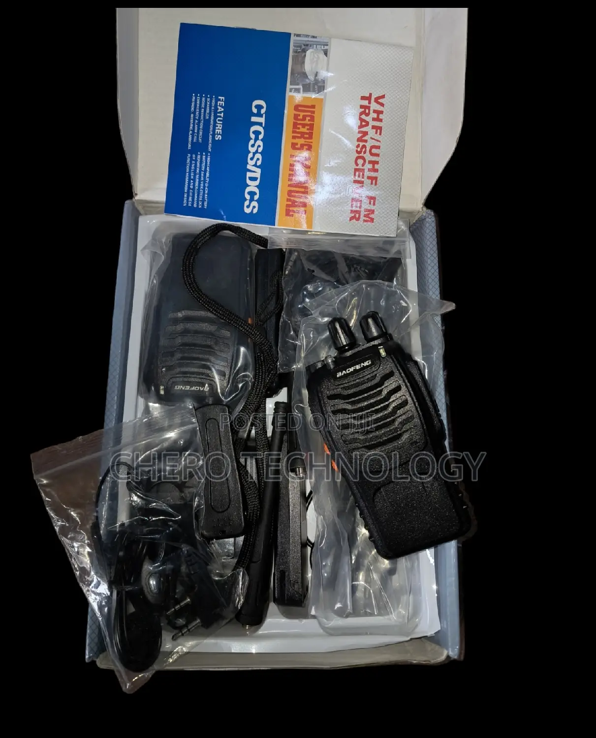PORTABLE TWO-WAY RADIO(Walkie-talkie )