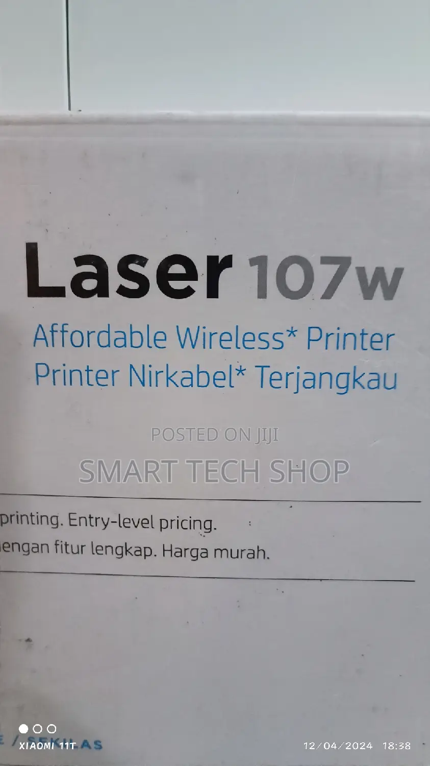 Brand New HP 107w Hp Laserjet Printer With Wifi 107a Toner