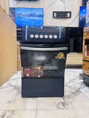 Black Design Gas Cooker Oven 4burner Oven 50/50