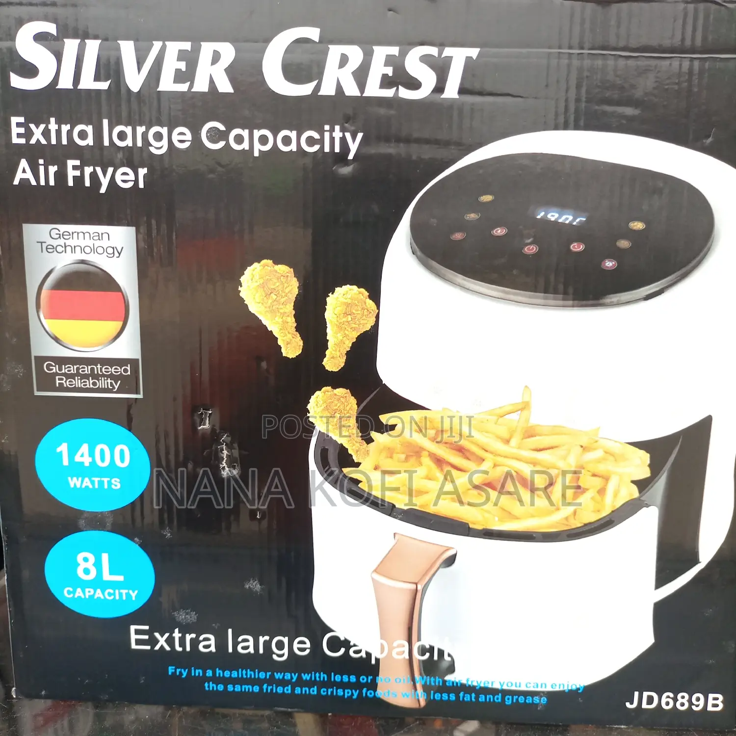 Silver Crest 8litres Air Fryer