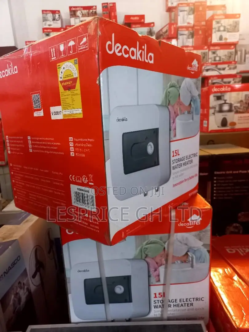 High Efficiency ~Decakila 15L Water Heater