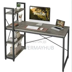 Computer Desk With Bookshelf Multipurpose Workstation for H