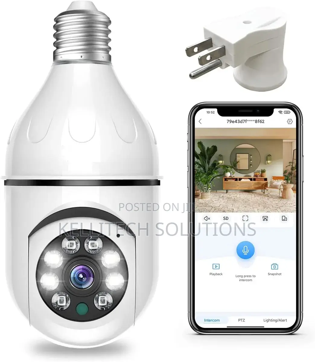 Bulb CCTV Camera, Easy to Install