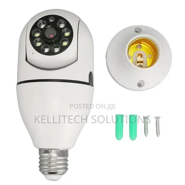 360° Wifi Panoramic Bulb CCTV Camera