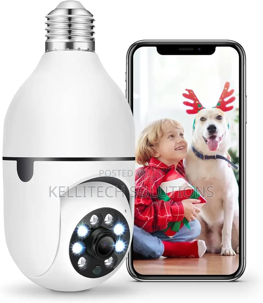 360 Degree Wifi CCTV Bulb Camera
