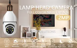 360 Degree Wifi CCTV Bulb Camera