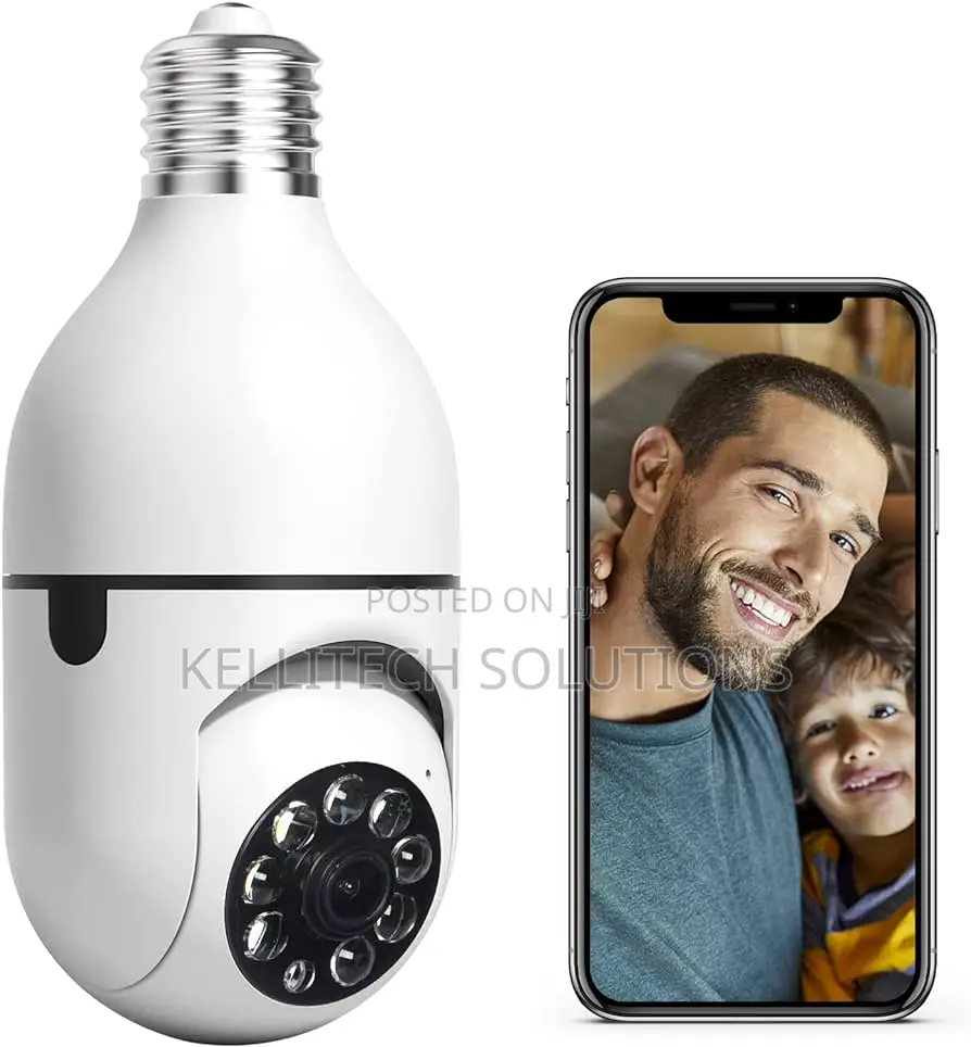 360° Wifi CCTV Camera, Full Colour Night Vision