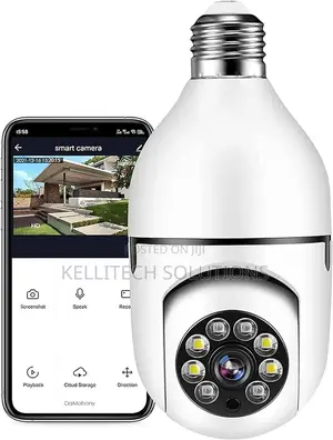 360 Degrees Full Colour Bulb Surveillance Camera