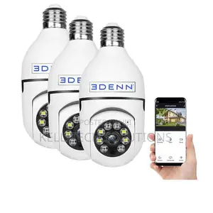 3 Wifi CCTV Bulb Cameras at Wholesale Price