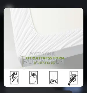 1 Fitted Cotton Bedsheet,1 Flat Bedsheet With 4 Pillow Cases