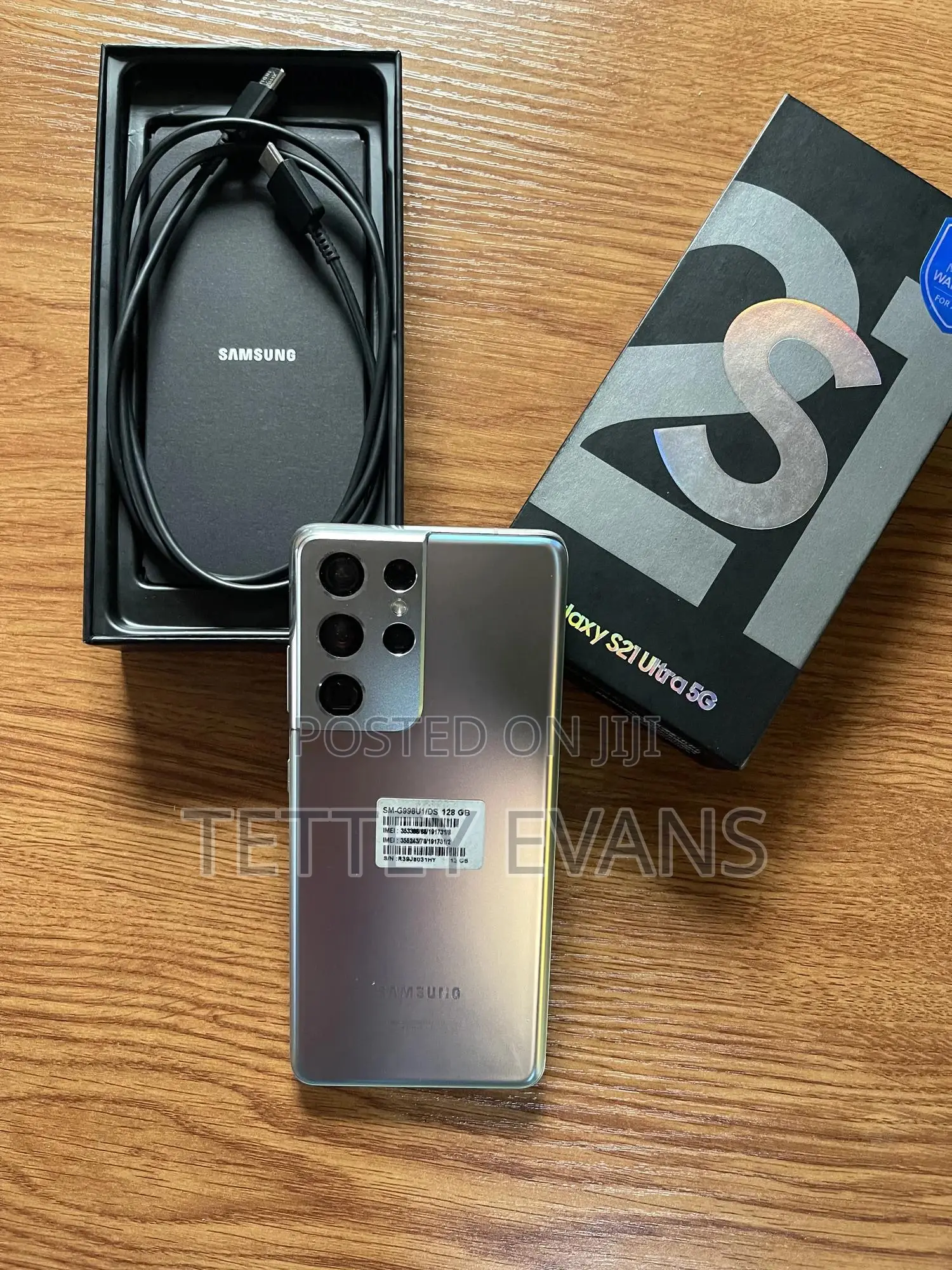 New Samsung Galaxy S21 Ultra 5G 128 GB Silver