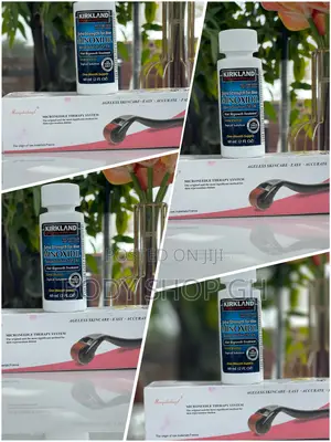 Kirkland Minoxidil + Derma Roller for Beard and Hairline Fix