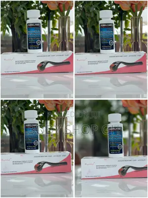 Hairline and Beard Growth Set / Kirkland Minoxidil + Roller